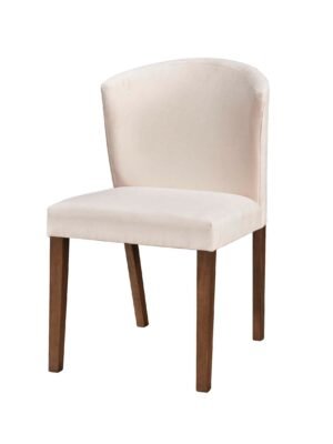 ALICIA - Esstischstuhl aus Stoff in Beige