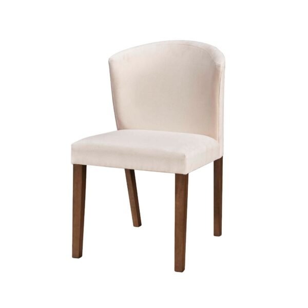 ALICIA - Esstischstuhl aus Stoff in Beige